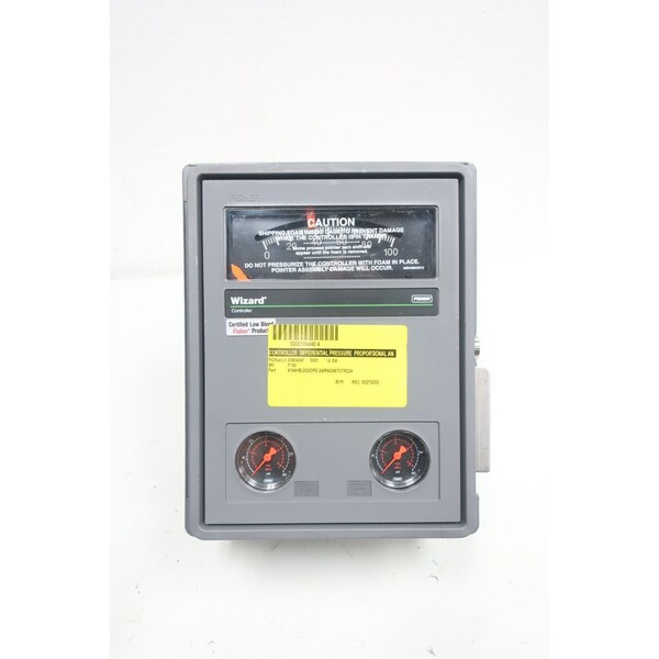 Fisher Wizard Differential 050Psi Pneumatic Pressure Controller 4194HB